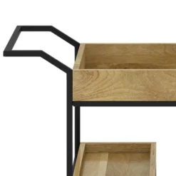 Lintz Bar Cart Natural - WyndenHall -Furniture Haven Shop GUEST 719d0fe3 7062 464e 9167 f4da0c439239