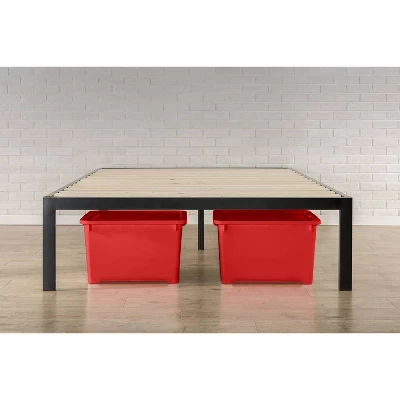 Lorrick Quick Snap® Platform Bed Frame Black - Zinus 5 Lorrick Quick Snap® Platform Bed Frame Black - Zinus - Image 5