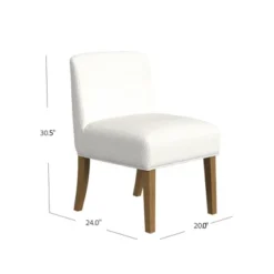 Upholstered Dining Chair Cream Boucle - HomePop -Furniture Haven Shop GUEST 732b51dc 2a19 42fa a1ad 459cb8009eaf