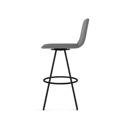 26.25" Dagmar Swivel Counter Height Barstool - Amisco 3 26.25" Dagmar Swivel Counter Height Barstool - Amisco - Image 3