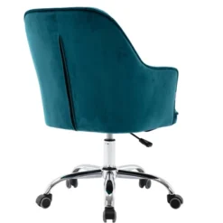 Modern Velvet Home Office Swivel Shell Chair-ModernLuxe -Furniture Haven Shop GUEST 7418a1a5 301a 4c56 80f1 db2753518984