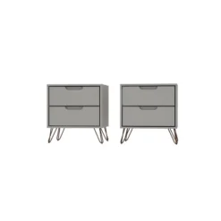 Set Of 2 Rockefeller 2 Drawer Nightstands - Manhattan Comfort 30 Set Of 2 Rockefeller 2 Drawer Nightstands - Manhattan Comfort -Furniture Haven Shop GUEST 74b3547f 42ca 4069 be78 d1b895d4a313