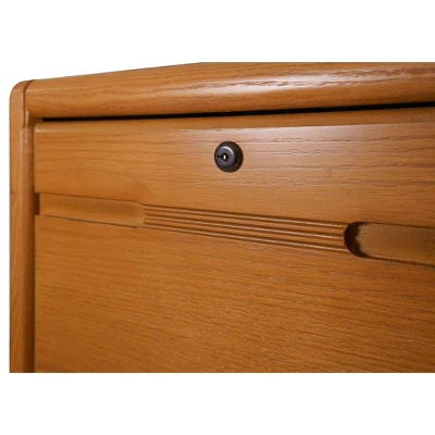 4 Drawer File Cabinet Brown - Martin Furniture 6 4 Drawer File Cabinet Brown - Martin Furniture - Image 6