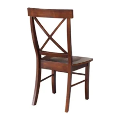 Set Of 2 X Back Chairs With Solid Wood Seats Espresso - International Concepts -Furniture Haven Shop GUEST 7686e213 75e9 487d a0e4 e6c7ab3d19f1
