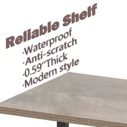 LuxenHome 4-Shelf 58.3" X 23.62" W Wood And Metal Ladder Bookcase. 18 LuxenHome 4-Shelf 58.3" X 23.62" W Wood And Metal Ladder Bookcase. -Furniture Haven Shop GUEST 76de2faa e377 43e0 bcd3 3cf69058811b