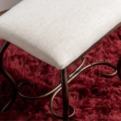 Clarisse Metal Vanity Set Brown - Linon -Furniture Haven Shop GUEST 76fa86f0 0e0b 490b a0a3 525ec86bb796