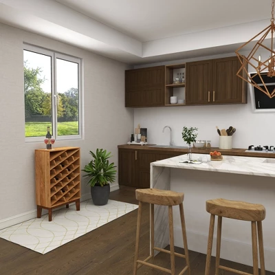 Modern Wood Wine Rack Brown - Olivia & May 12 Modern Wood Wine Rack Brown - Olivia & May - Image 12