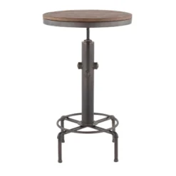Hydra Industrial Adjustable Bar Table Antique - LumiSource 11 Hydra Industrial Adjustable Bar Table Antique - LumiSource -Furniture Haven Shop GUEST 782caa9d 6e9f 40ae 8f69 79bf561048be