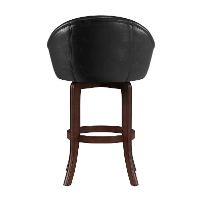 30" Dartford Swivel Barstool Brown/Black - Hillsdale Furniture 3 30" Dartford Swivel Barstool Brown/Black - Hillsdale Furniture - Image 3