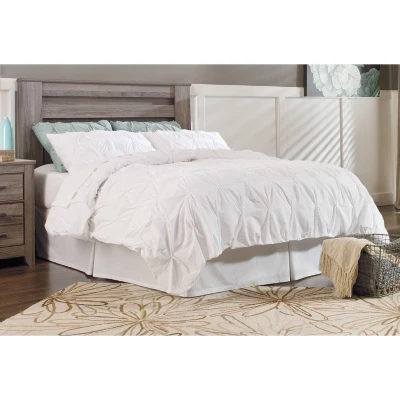 Zelen Panel Headboard Queen Warm Gray - Signature Design By Ashley 1 Zelen Panel Headboard Queen Warm Gray - Signature Design By Ashley
