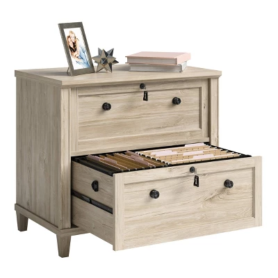 2 Drawer Hammond Lateral File Cabinet Chalk Oak - Sauder 5 2 Drawer Hammond Lateral File Cabinet Chalk Oak - Sauder - Image 5