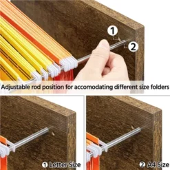 Yaheetech 3-Drawer Vintage File Cabinet With Socket And USB Charging Port Black/Rustic Brown -Furniture Haven Shop GUEST 79a4bfb2 4f77 4abb 82d4 a16e7c4f7c8a