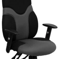 Emma And Oliver High Back Ergonomic Black/Gray Mesh Swivel Task Office Chair W/ Adjustable Arms 12 Emma And Oliver High Back Ergonomic Black/Gray Mesh Swivel Task Office Chair W/ Adjustable Arms -Furniture Haven Shop GUEST 7af25daa 6b65 47ac 8e2d ba8d1512c65c