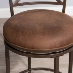 Compton Swivel Counter Height Barstool Brown - Hillsdale Furniture -Furniture Haven Shop GUEST 7b1d8780 1e16 4de3 84df ad541706c844