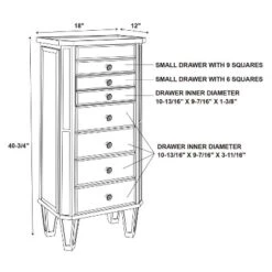 Aislin Jewelry Armoire Mirror/Silver - Powell Company 25 Aislin Jewelry Armoire Mirror/Silver - Powell Company -Furniture Haven Shop GUEST 7b7eb4a4 13b5 471e a63e 43edde7c4d38