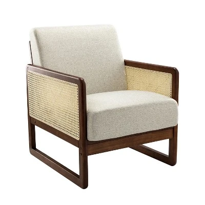 Domenico Living Room Accent Chair With Rattan Design | ARTFUL LIVING DESIGN 1 Domenico Living Room Accent Chair With Rattan Design | ARTFUL LIVING DESIGN