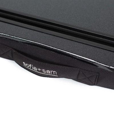 Sofia + Sam Mini Lap Desk Bed Table With Memory Foam And Tablet Slot - Black 6 Sofia + Sam Mini Lap Desk Bed Table With Memory Foam And Tablet Slot - Black - Image 6