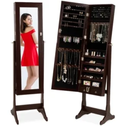 Best Choice Products 6-Tier Standing Mirror Lockable Storage Organizer Cabinet Armoire W/ Velvet Interior 17 Best Choice Products 6-Tier Standing Mirror Lockable Storage Organizer Cabinet Armoire W/ Velvet Interior -Furniture Haven Shop GUEST 7d9fbfd4 f797 4049 ac6a a7a55f859f25