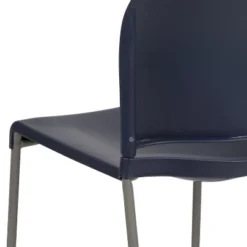 Flash Furniture HERCULES Series 880 Lb. Capacity Navy Full Back Contoured Stack Chair With Gray Powder Coated Sled Base -Furniture Haven Shop GUEST 7dd6a1fa c85e 4307 97f9 d262b6711d05