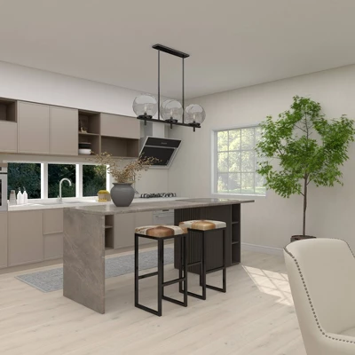 Industrial Cowhide And Metal Bar Height Stool Brown - Olivia & May 12 Industrial Cowhide And Metal Bar Height Stool Brown - Olivia & May - Image 12