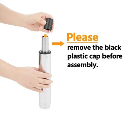 Yaheetech Height Adjustable Modern PU Leather Rolling Bar Stool Salon Stool 6 Yaheetech Height Adjustable Modern PU Leather Rolling Bar Stool Salon Stool - Image 6