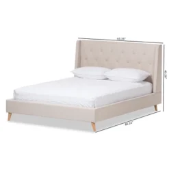 Adelaide Retro Modern Fabric Upholstered Platform Bed - Baxton Studio 11 Adelaide Retro Modern Fabric Upholstered Platform Bed - Baxton Studio -Furniture Haven Shop GUEST 7eaabee7 3ed6 442f aa0e cf146232804c