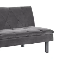 66" Cilliers Sofa Gray Velvet/Chrome Finish - Acme Furniture -Furniture Haven Shop GUEST 7f26f425 4d1c 442d 8983 7414d85da837