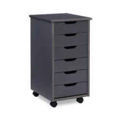 Cary 6 Drawer Rolling Storage Cart - Linon -Furniture Haven Shop GUEST 7fe1534e 3c3f 4dcc a03a 5931ec636f72
