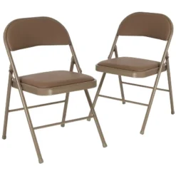 Emma And Oliver 2 Pack Home & Office Portable Vinyl Folding Metal Event Chair -Furniture Haven Shop GUEST 803c28ba 1f07 4a26 b297 05dff4a1bf72