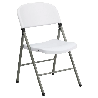Emma And Oliver 2 Pack Commercial White Plastic Event Party Rental Folding Chair 10 Emma And Oliver 2 Pack Commercial White Plastic Event Party Rental Folding Chair - Image 10