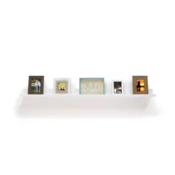 60" X 5" Picture Ledge Wall Shelf White - Inplace -Furniture Haven Shop GUEST 8098b972 7779 4677 9129 3155f63538f6