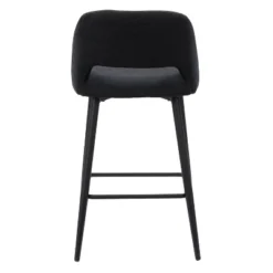 Blakeley Velvet Counter Height Barstool Black - CorLiving -Furniture Haven Shop GUEST 81f11e0c 8274 4060 8da3 ff28ed69b2ed