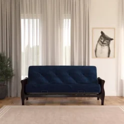 Full Brayden Wood Arm Futon Frame Espresso - Room & Joy 11 Full Brayden Wood Arm Futon Frame Espresso - Room & Joy -Furniture Haven Shop GUEST 8340e411 fffe 496d a26e 56dbed67678b