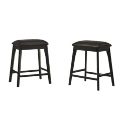 Set Of 2 25" Mirabelle Upholstered Counter Height Barstools - Carolina Chair & Table -Furniture Haven Shop GUEST 836a2d0f 9ac6 4f32 bcd6 ab5192e51fc4