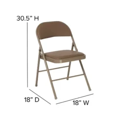 Emma And Oliver 2 Pack Home & Office Portable Vinyl Folding Metal Event Chair -Furniture Haven Shop GUEST 83c17e66 0191 4ff8 9b1c 98cceb4da027