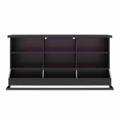 Grind Gaming Console With Led Lights Black - NTENSE -Furniture Haven Shop GUEST 83f411f4 db17 41dd 9113 b5cef388faa1