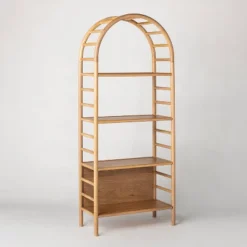 72" Holladay Curved Wooden Bookcase - Threshold™ Designed With Studio McGee 23 72" Holladay Curved Wooden Bookcase - Threshold™ Designed With Studio McGee -Furniture Haven Shop GUEST 84aacca0 2437 4d03 8b04 6e3f30c27fb1