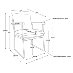 Cushioned Metal & Wood Accent Arm Chair - Cream/Black - Hearth & Hand™ With Magnolia 11 Cushioned Metal & Wood Accent Arm Chair - Cream/Black - Hearth & Hand™ With Magnolia -Furniture Haven Shop GUEST 84c70339 8fe6 4d7e 9c25 b29cf77d6a96