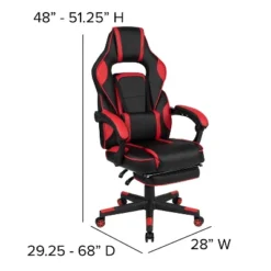 Flash Furniture Gaming Desk With Cup Holder/Headphone Hook/Removable Mousepad Top & Reclining Back/Arms Gaming Chair With Footrest 22 Flash Furniture Gaming Desk With Cup Holder/Headphone Hook/Removable Mousepad Top & Reclining Back/Arms Gaming Chair With Footrest -Furniture Haven Shop GUEST 85c0a57f 2daa 4d84 8304 a03541cb3da3