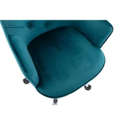 Modern Velvet Home Office Swivel Shell Chair-ModernLuxe -Furniture Haven Shop GUEST 86a8f182 bfdb 4dd5 95c2 608bcf8c5427