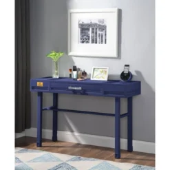 Cargo Vanity Table Blue - Acme Furniture -Furniture Haven Shop GUEST 86c4fe84 e9e4 420c 83c8 b43ce33ebb09