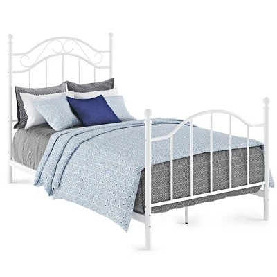 Twin Rozella Metal Bed White - Dorel Living 3 Twin Rozella Metal Bed White - Dorel Living - Image 3