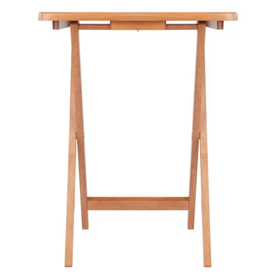 5pc Set Sophia Snack Tables Teak - Winsome 11 5pc Set Sophia Snack Tables Teak - Winsome - Image 11