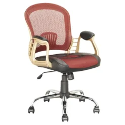 Workspace Executive Office Chair Leatherette And Mesh - CorLiving -Furniture Haven Shop GUEST 87e7ba87 2df2 4627 bb3c ed85cad3118a