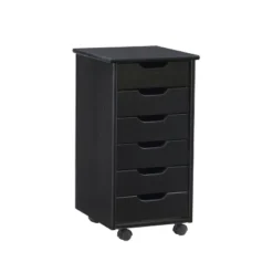 Cary 6 Drawer Rolling Storage Cart - Linon -Furniture Haven Shop GUEST 8810eae0 f628 4bcc 83a3 8ca6d0b04bfd