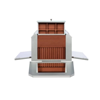 Aislin Jewelry Armoire Mirror/Silver - Powell Company 7 Aislin Jewelry Armoire Mirror/Silver - Powell Company - Image 7