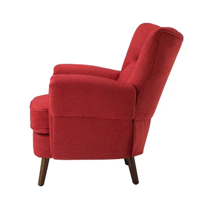 Dittmar Mid Century Club Chair With Wingback And Button-tufted Design | ARTFUL LIVING DESIGN 2 Dittmar Mid Century Club Chair With Wingback And Button-tufted Design | ARTFUL LIVING DESIGN - Image 2