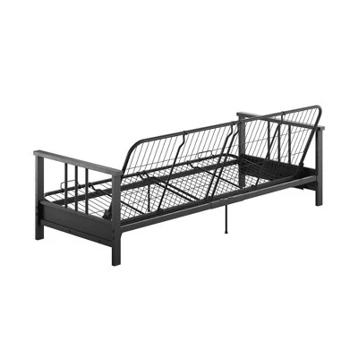 Full Anders Metal Arm Futon With 6" Microfiber Mattress - Room & Joy 10 Full Anders Metal Arm Futon With 6" Microfiber Mattress - Room & Joy - Image 10