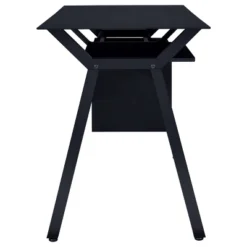 Weaving 2 Drawer Glass Top Computer Desk With Keyboard Tray Black - Coaster 15 Weaving 2 Drawer Glass Top Computer Desk With Keyboard Tray Black - Coaster -Furniture Haven Shop GUEST 89a15ffa 8b14 4cba a2e8 5c2ebafd11b3