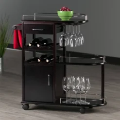 Jimmy Entertainment Cart Dark Espresso - Winsome -Furniture Haven Shop GUEST 8a1fdac8 571d 4434 8ea9 bc54d0961b70